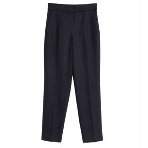 Babaton Conan Atelier Career Wool Cashmere Blend Pants Mini Stripe Navy/Gray 0